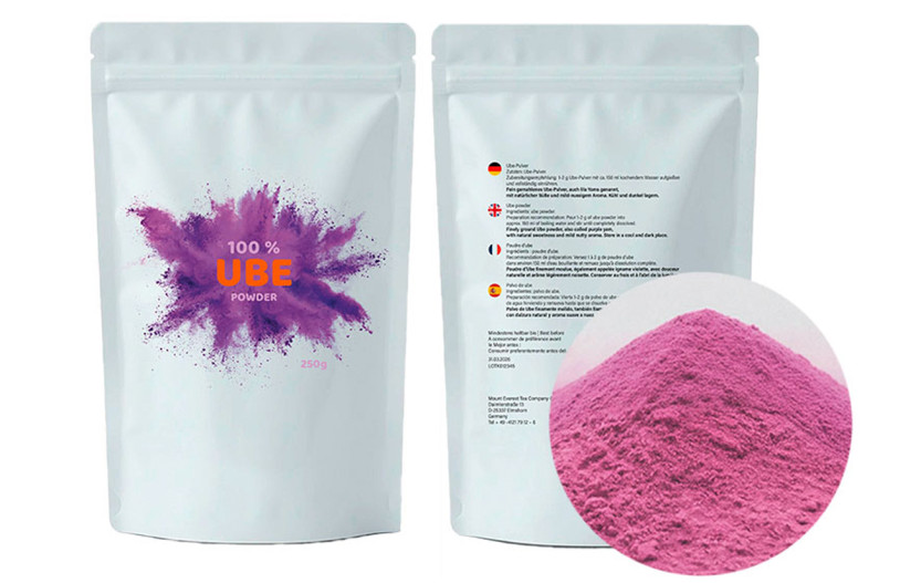 Latte Pulver 'Ube' - 250g im Alu-Zip-Beutel