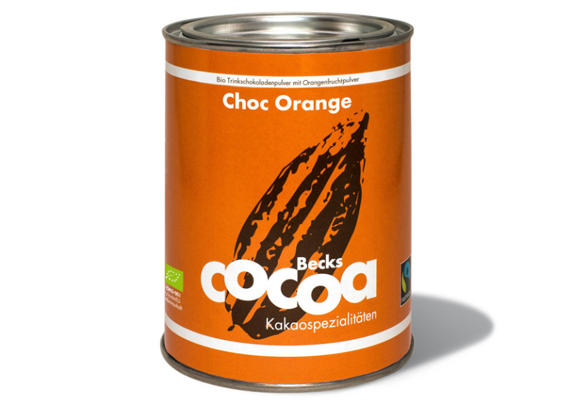 Bio Becks Cocoa Trinkschokolade 'Choc Orange' - Dose