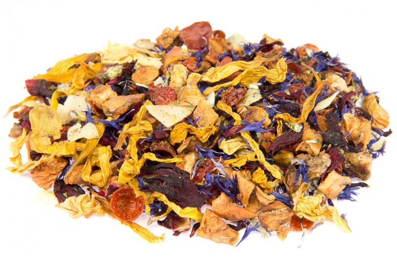 Früchtetee 'Karibischer Traum' mit Stevia