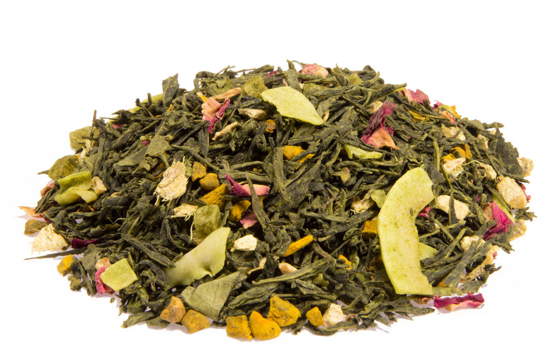Grüner Tee 'Matcha Kurkuma Colada' Grüner Tee 'Matcha Kurkuma Colada'