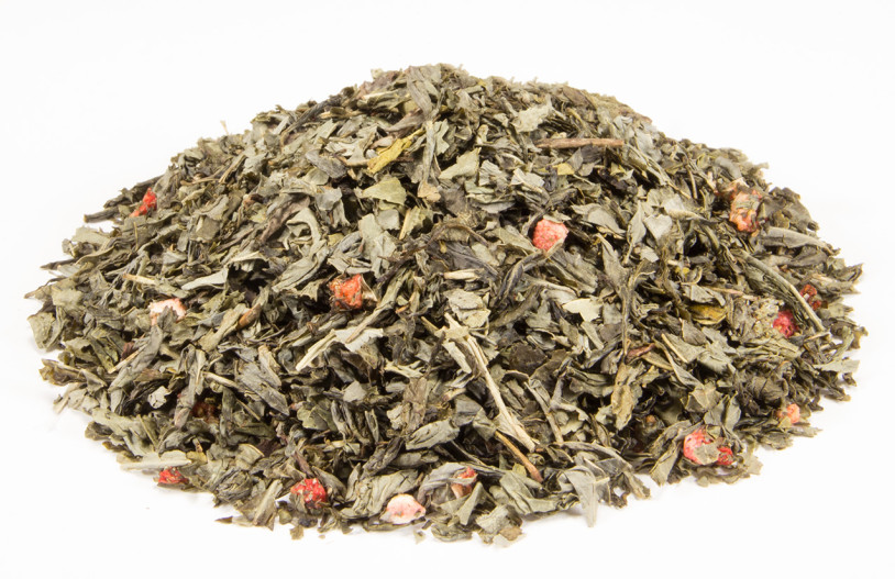 Grüntee Sencha 'Erdbeere', entkoffeiniert