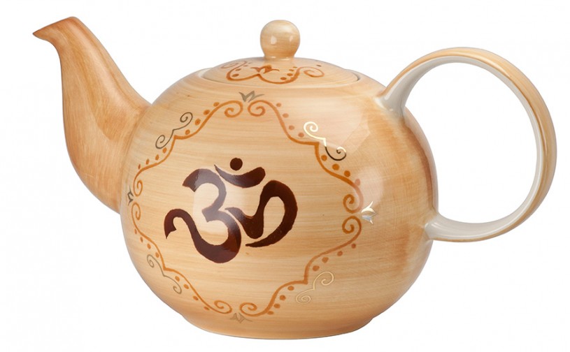 Keramik Teekanne 'India', 1,5L mit Sieb