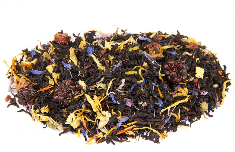 Schwarztee 'Heimatliebe' mit Stevia