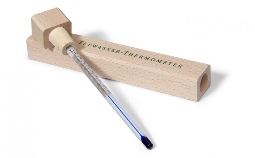 Teethermometer mit Holzkasten