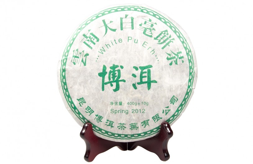 Weißer Pu Erh Beeng Cha (Teekuchen)