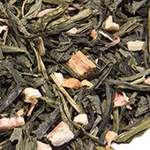 Grüner Tee 'Rhabarber-Sahne'
