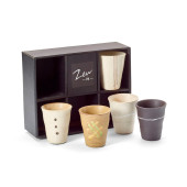 Japanisches Cup-Set 'Zen', 5-tlg. im Geschenkkarton 