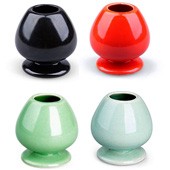 Matcha-Besenhalter - 4 Farben (schwarz, rot, grün, türkis) - Vorschau